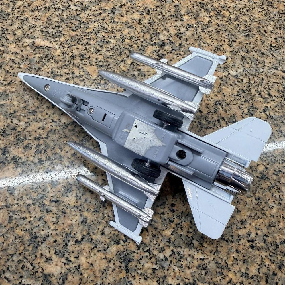 VTG 2003 Toysmith F-16 U.S. Air Force Fighter Jet Airplane Pull Back&Go Toy 1:72